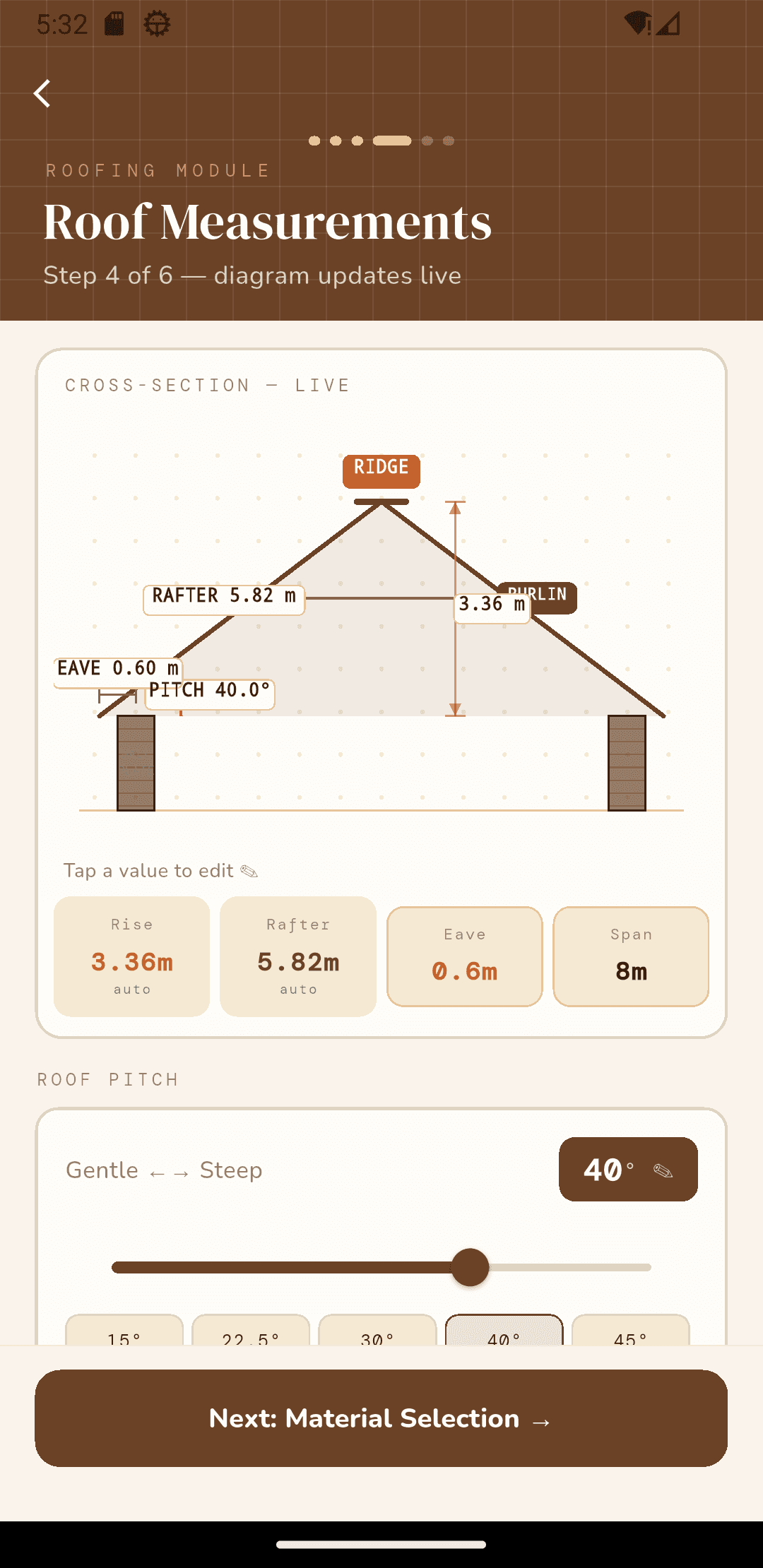 Roof Measurements